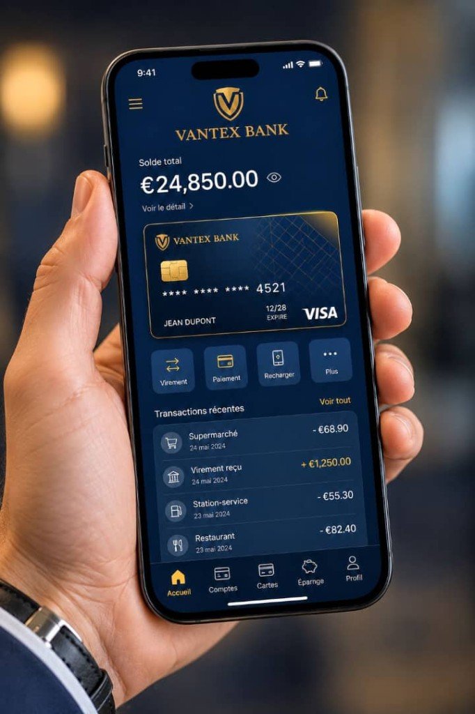 Transfers and payments from the Vantex Finance mobile app